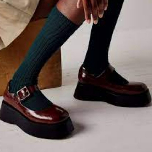 Free People JEFFREY CAMPBELL Ichika Platform in Brown - Picture 8 of 8